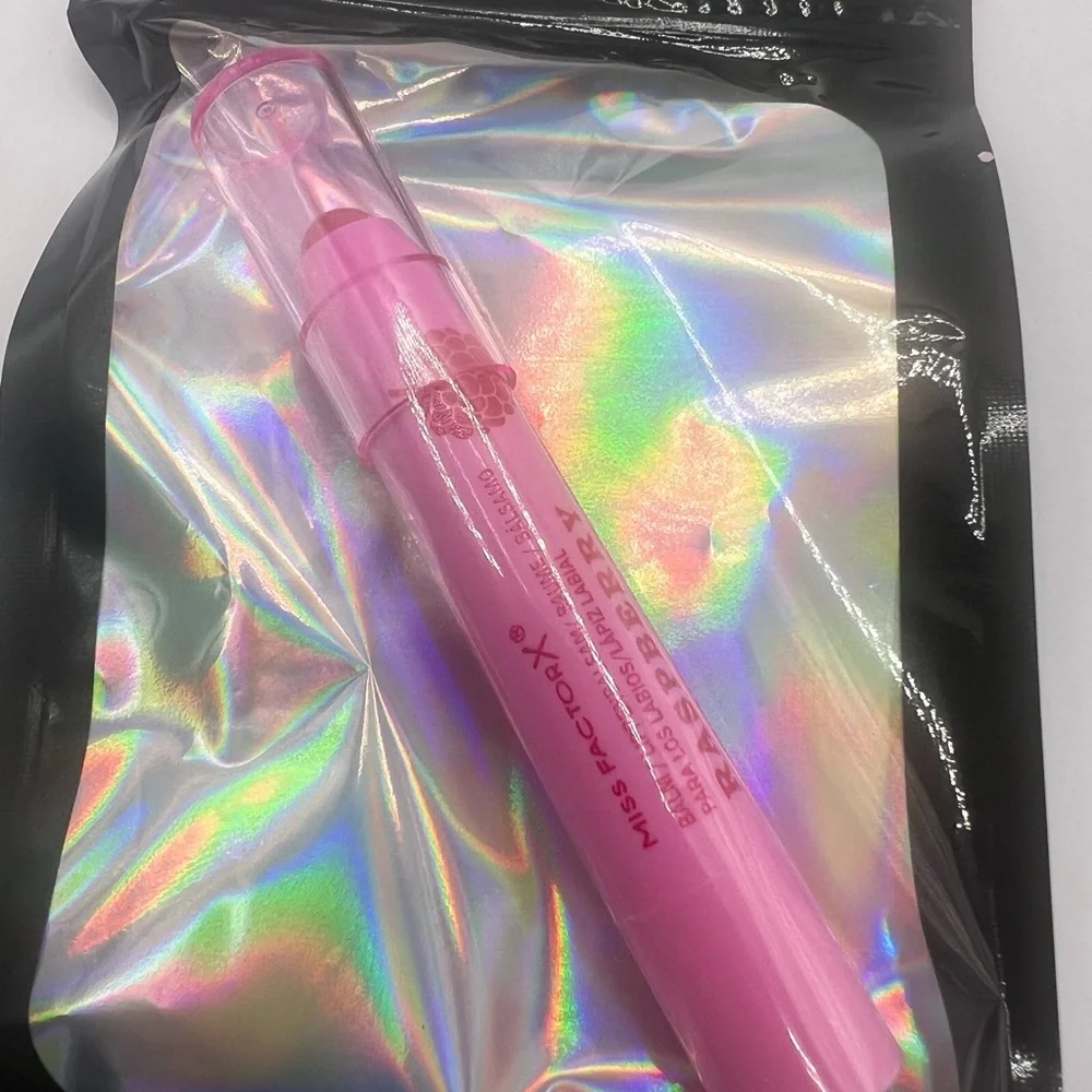 NWT Miss FactorX Raspberry Lip Balm - Pink